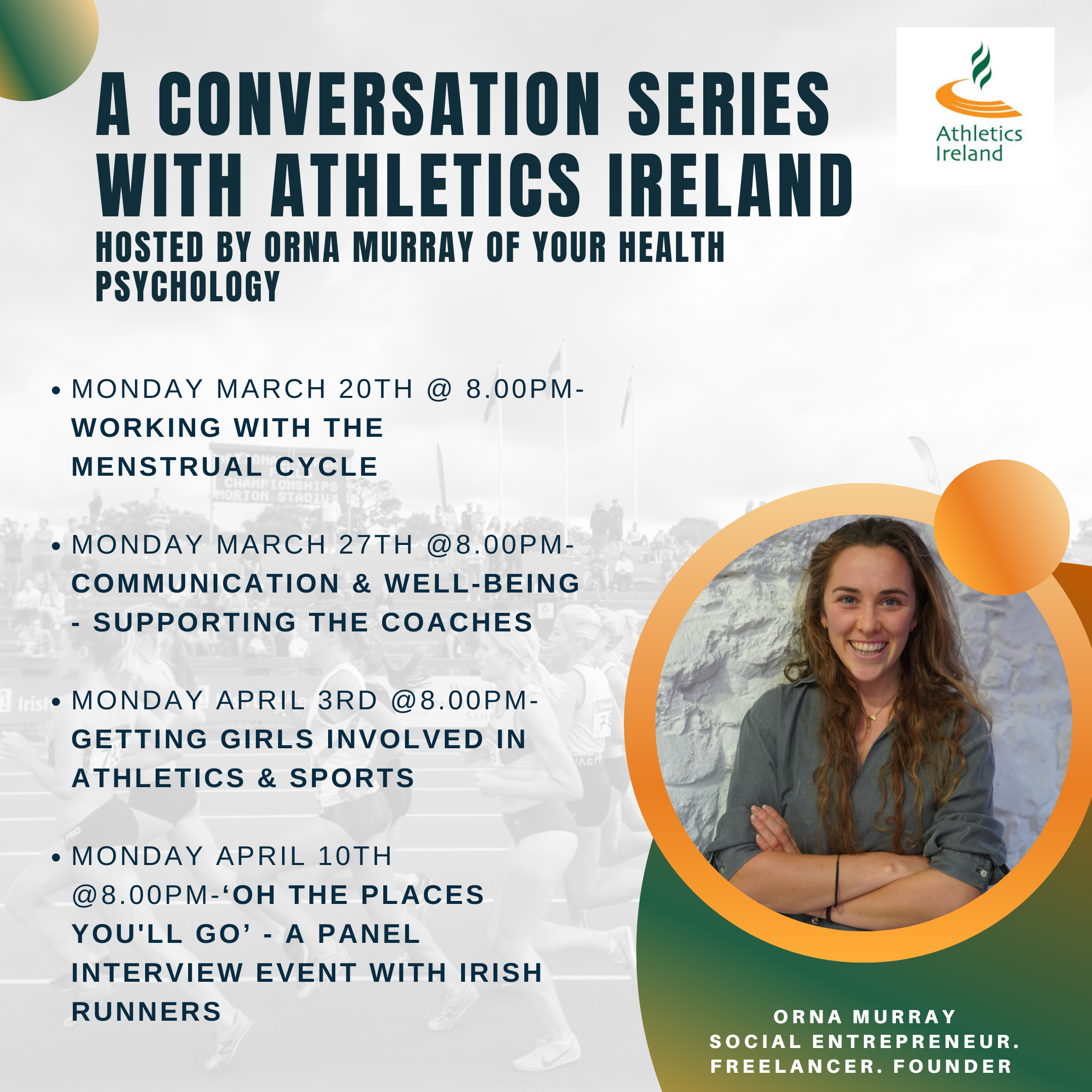 A conversation series with Athletics Ireland