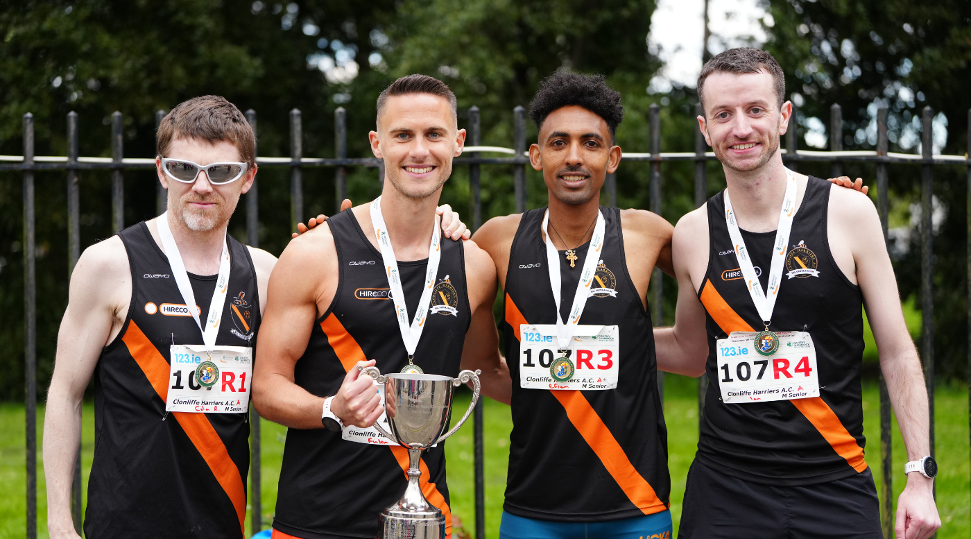 DUNDRUM SOUTH DUBLIN AND CLONLIFFE HARRIERS STORM TO SENIOR ROAD RELAY TITLES