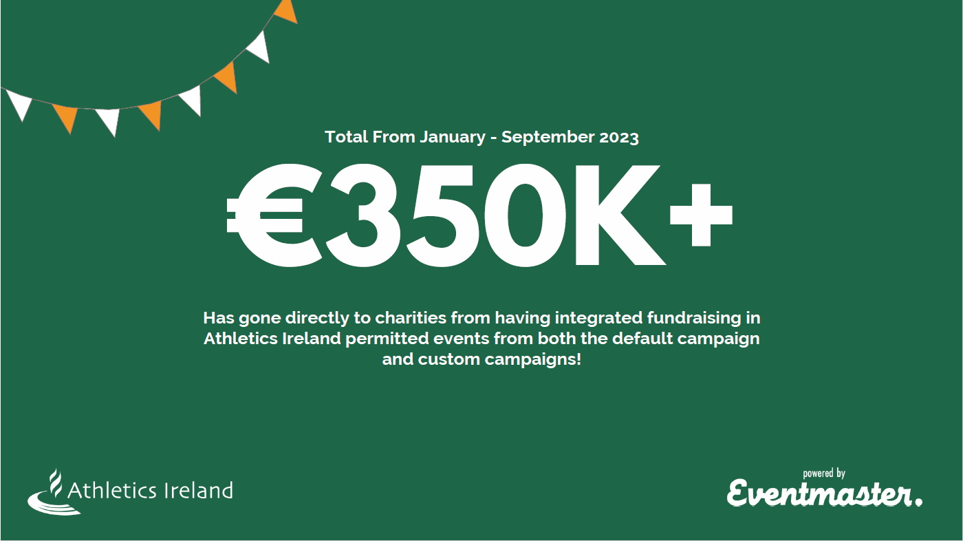 Athletics Ireland Charity Support Tops €300,000