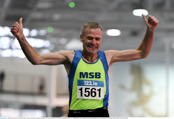 HEALY CLOCKS WORLD MASTERS RECORD IN ATHLONE
