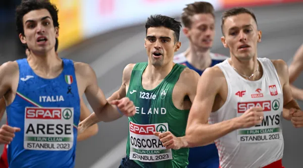 COSCORAN BREAKS IRISH INDOOR 5000M RECORD