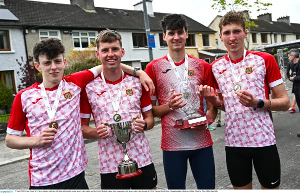 DUNDRUM SOUTH DUBLIN AND ENNIS TRACK STORM TO NATIONAL ROAD RELAY TITLES