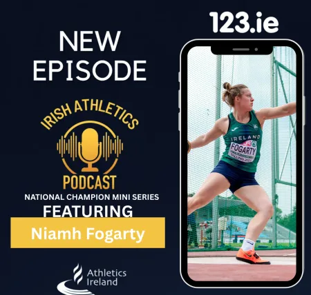 Stories behind the champions Irish Athletics Podcast mini-series: Fogarty fighting for seventh national title