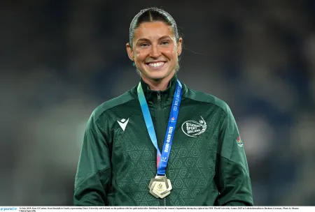 Gold Medal for Kate O’Connor in Heptathlon at World University Games