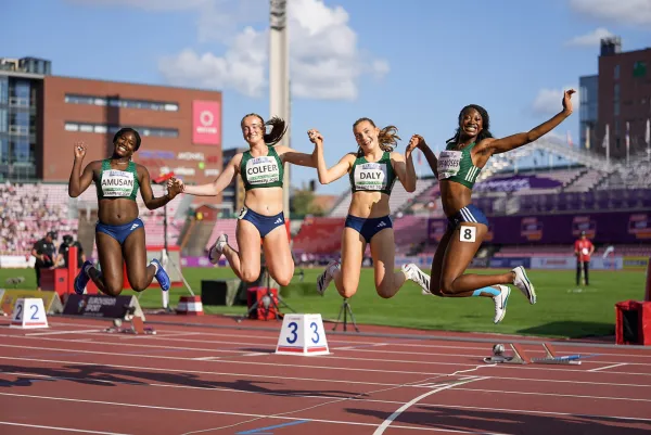 CRONIN AND WOMEN’S RELAY SECURE TOP EIGHT FINISHES ON FINAL DAY OF EUROPEAN ATHLETICS U20 CHAMPIONSHIPS