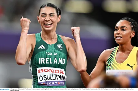 HEALY AND O’SULLIVAN STORM INTO 1500M SEMI-FINALS AT WORLD ATHLETICS CHAMPIONSHIPS