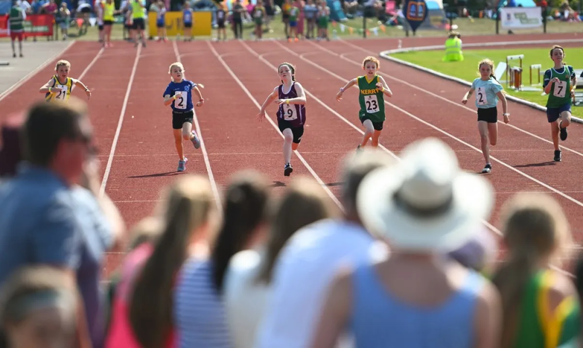 children in 60m race