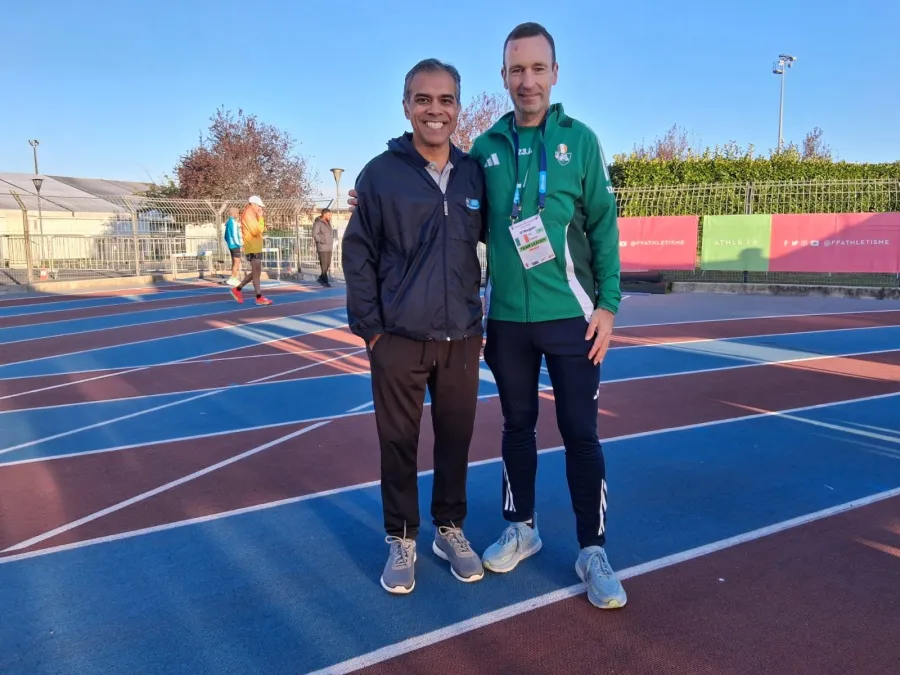 Photo: Nadeem Khan - IAU President (L) & John O’Regan (R)