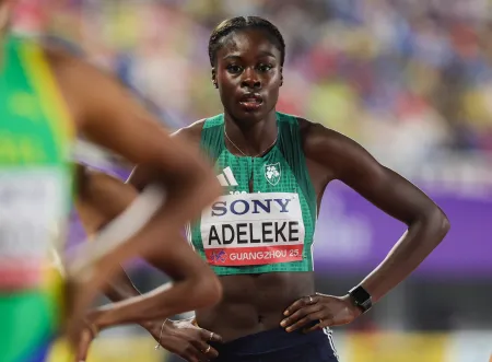 ADELEKE LOWERS HER OWN IRISH 300M RECORD IN ARKANSAS