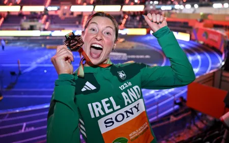 HISTORIC BRONZE FOR O’CONNOR AT WORLD INDOORS