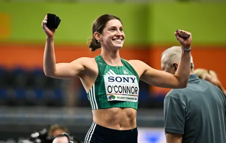 HISTORIC BRONZE FOR O’CONNOR AT WORLD INDOORS