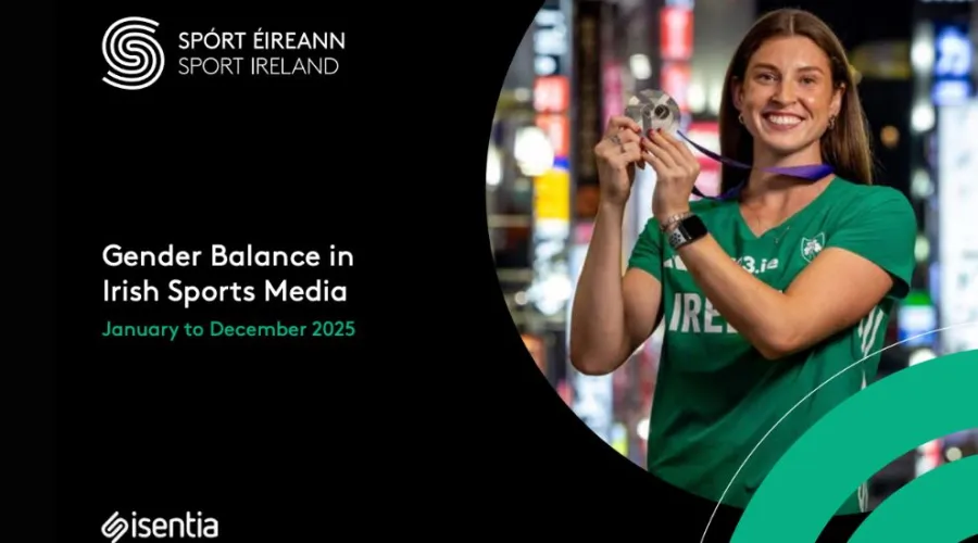 cover of gender balance in irish sport media report