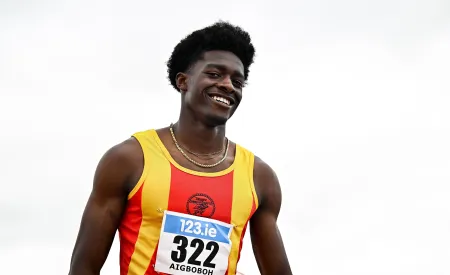 SEAN AIGBOBOH BREAKS IRISH 200M RECORD IN TEXAS