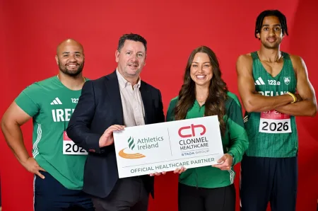 Clonmel Healthcare Announced as Official Healthcare Partner of Athletics Ireland