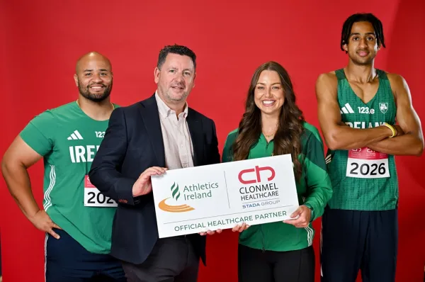 Clonmel Healthcare Announced as Official Healthcare Partner of Athletics Ireland