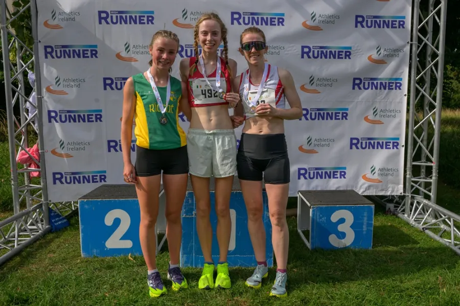 Womens 10 MIle Podium Photo